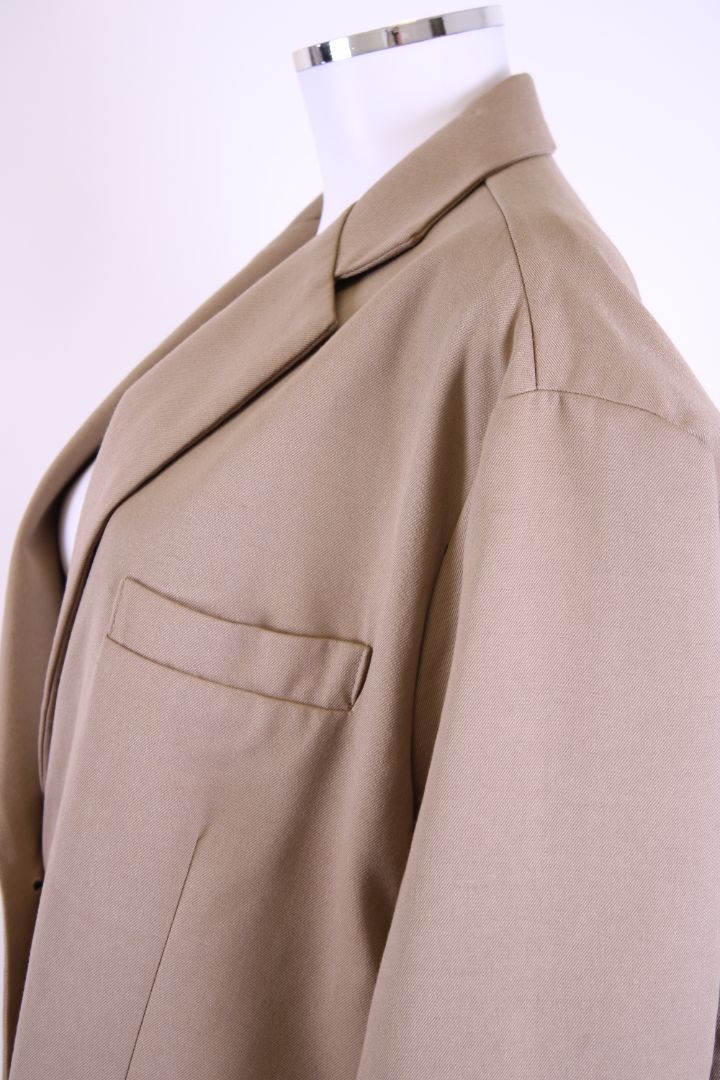 Frankie Shop oversized blazer khaki brown M