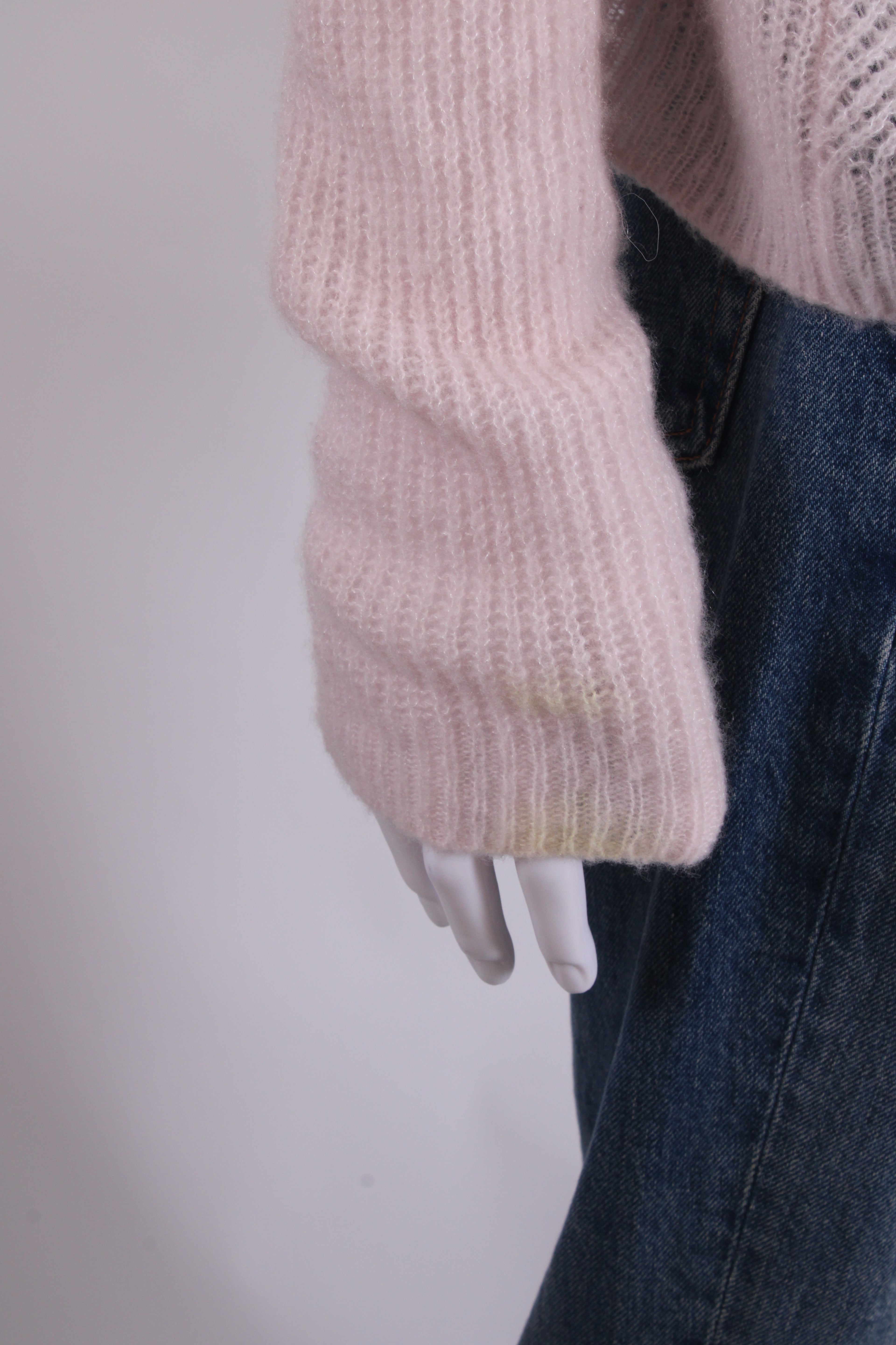 ME+EM L/S Cropped Cardigan Light Pink S