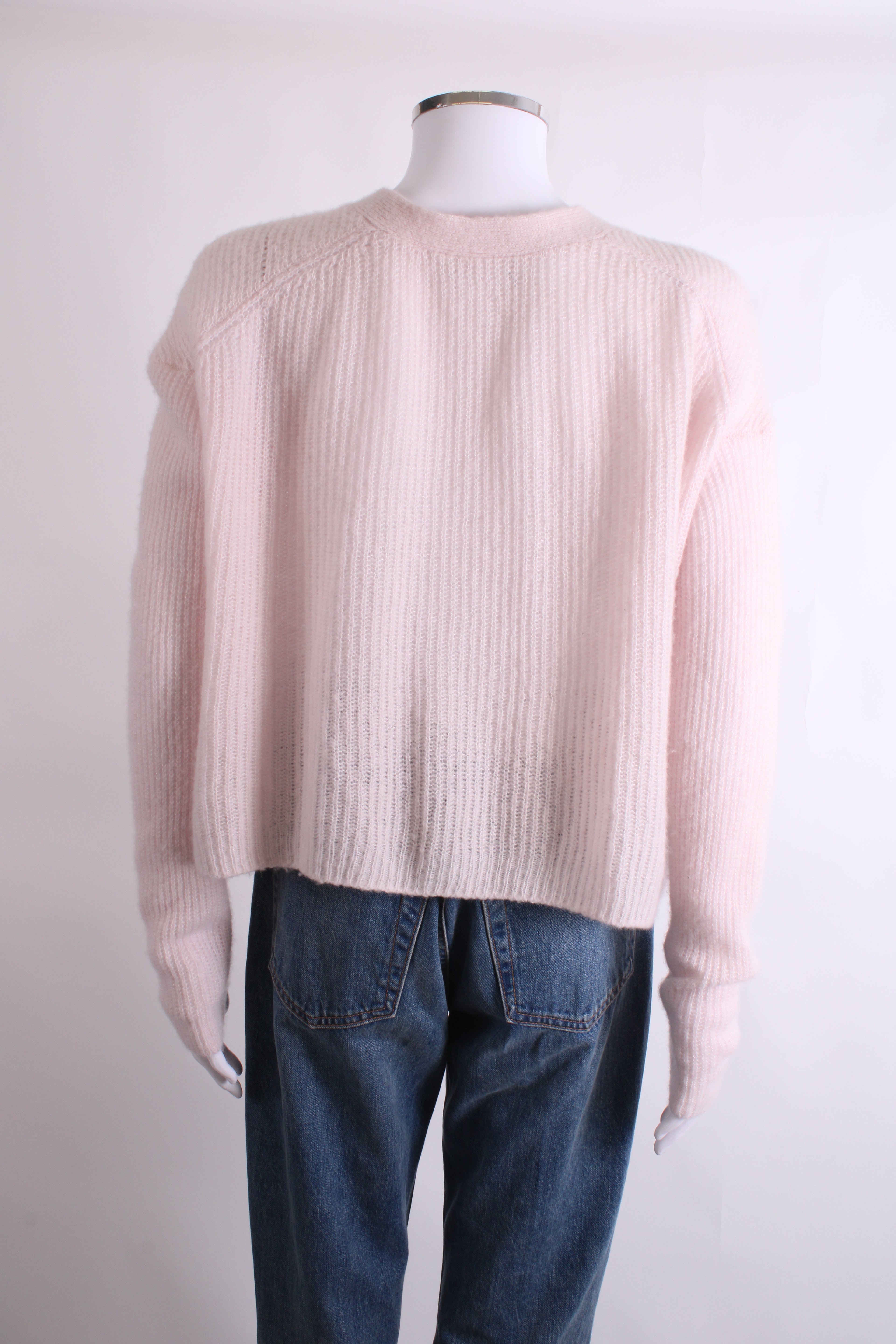 ME+EM L/S Cropped Cardigan Light Pink S