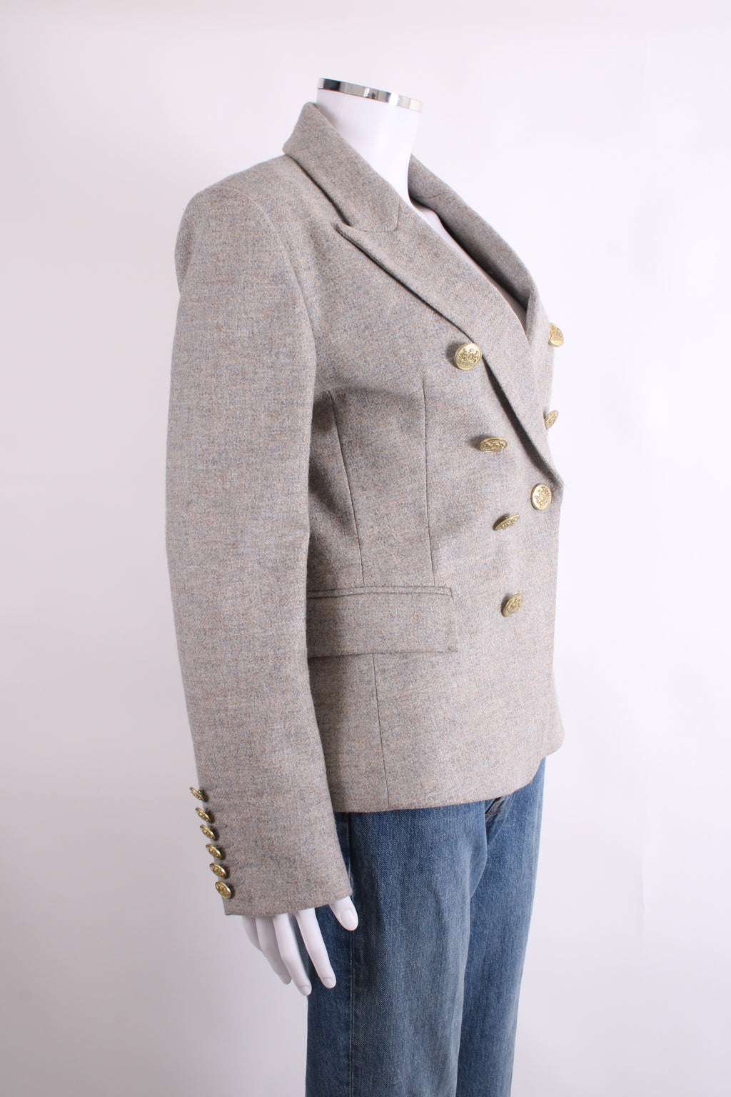 HOLLAND COOPER Flecked Tweed Jacket Grey 10