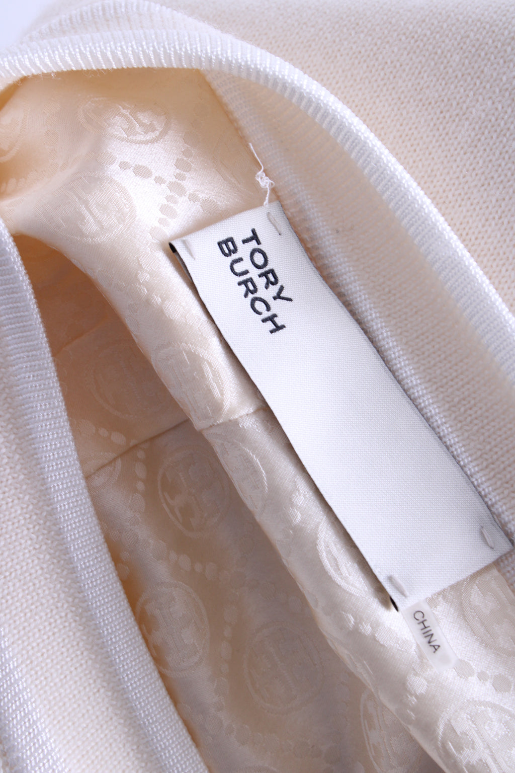 Tory Burch L/S Cardigan Cream/ White XL