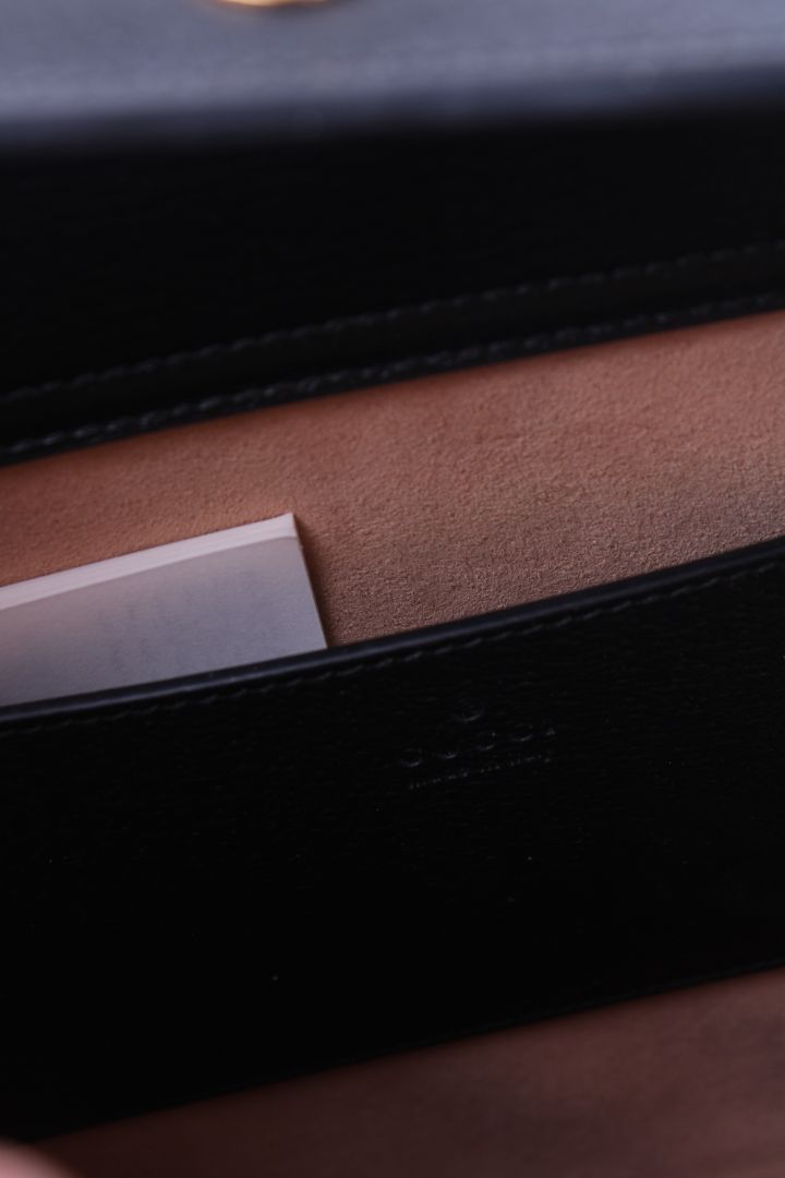 Gucci Diana bamboo top handle bag Black small