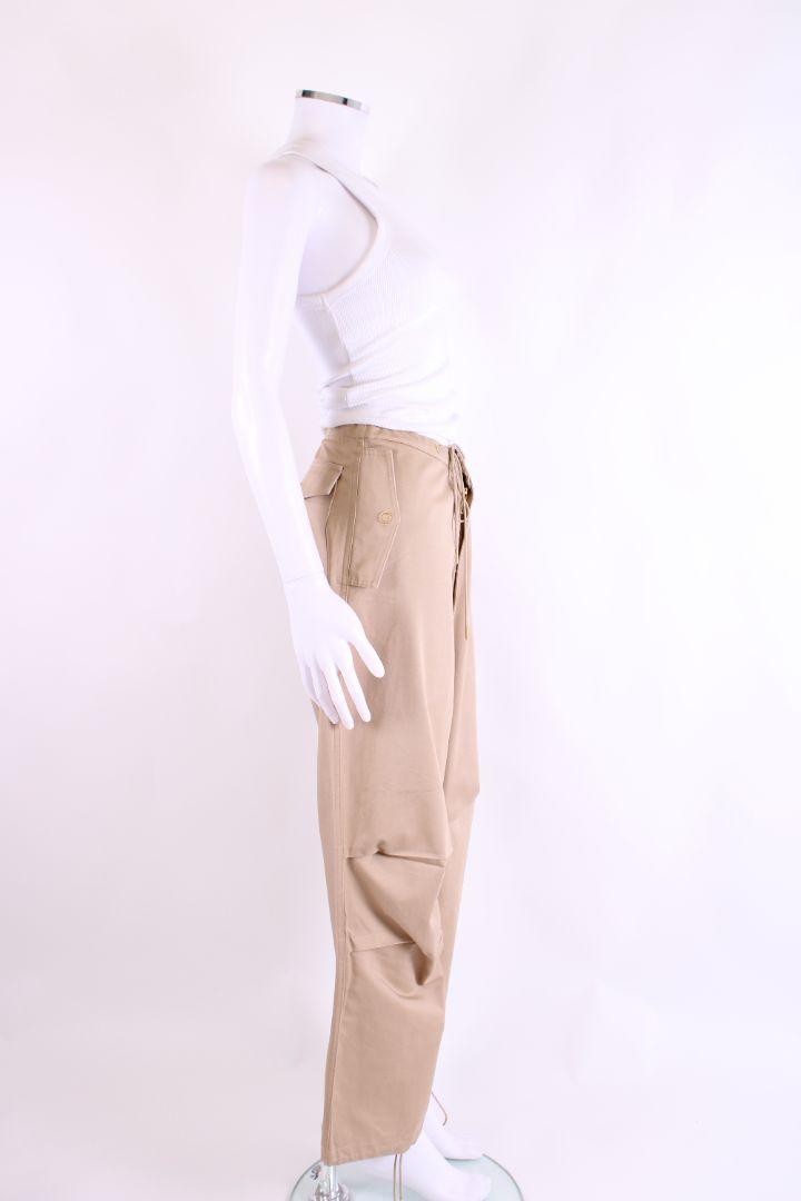 Dion Lee Toggle Parachute Trousers Beige 8