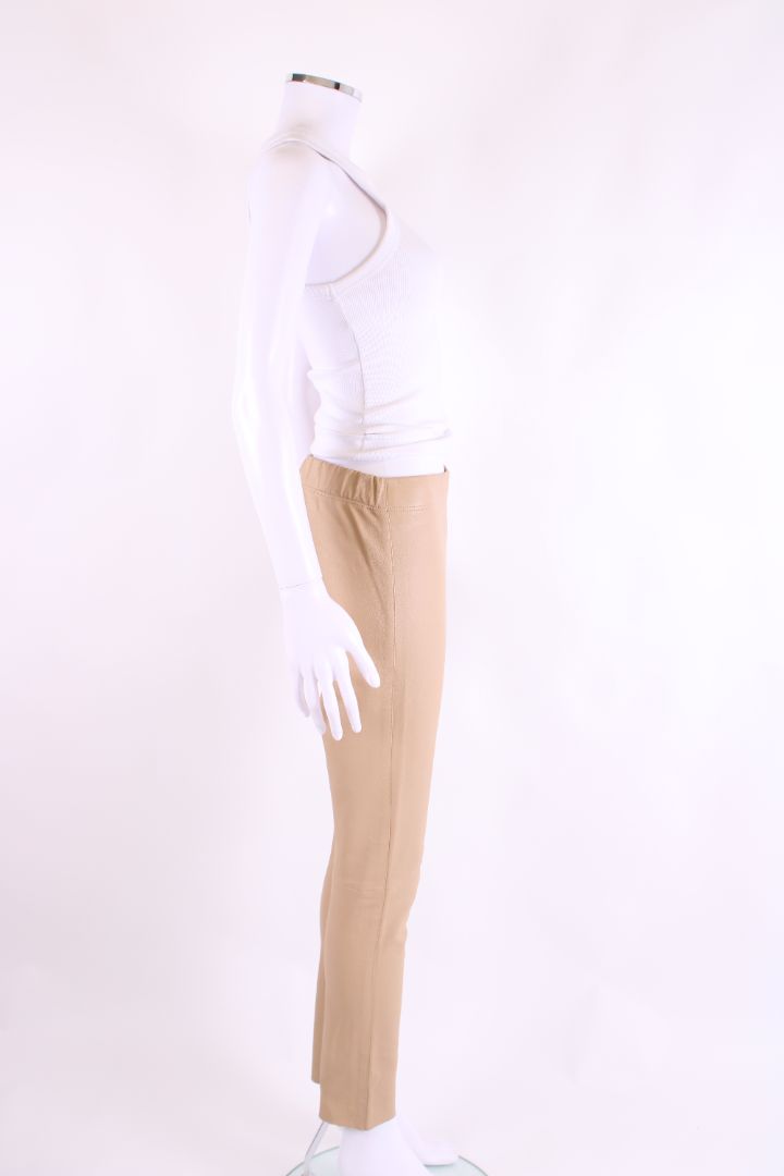 Joseph Leather Trousers Beige 38