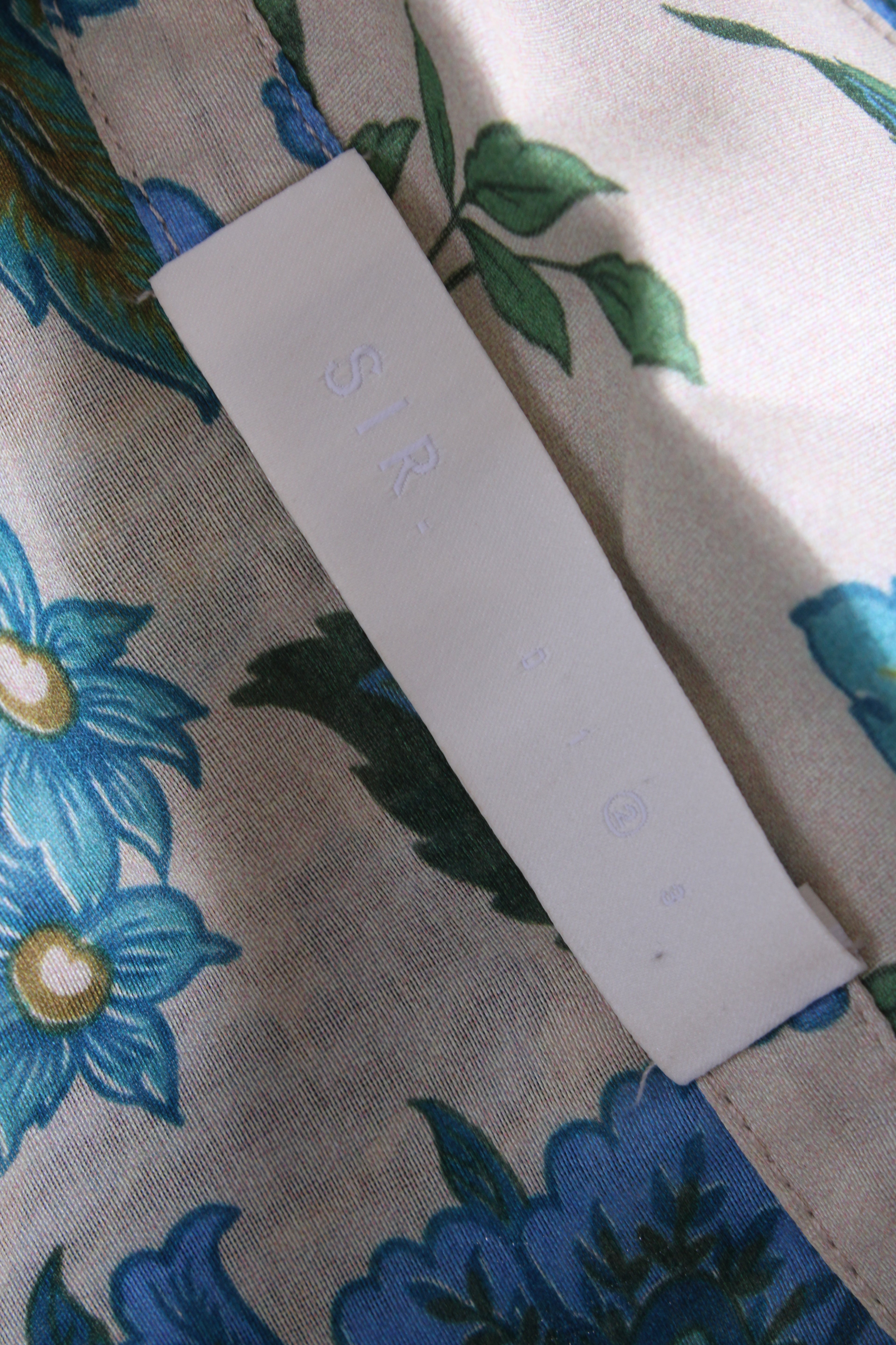 Sir. L/S Floral Print Shirt Beige/ Blue 10