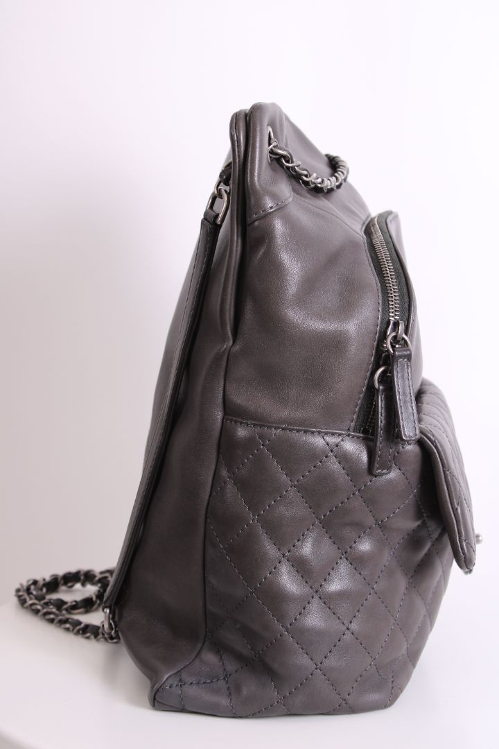 CHANEL Backpack Grey
