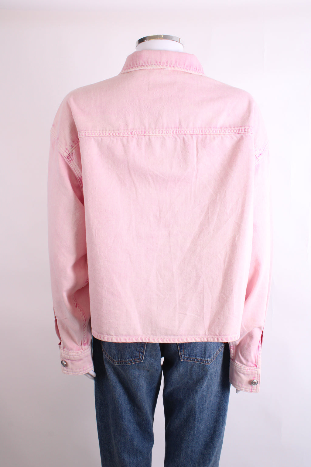 Rag & Bone Denim Jacket Washed Pink L