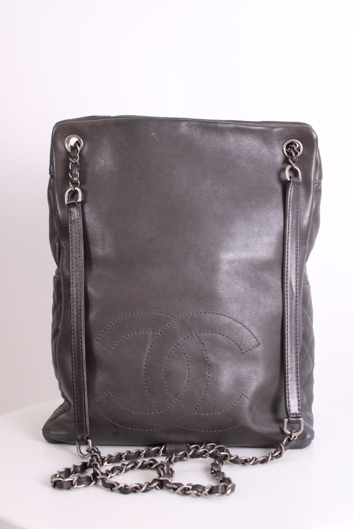 CHANEL Backpack Grey