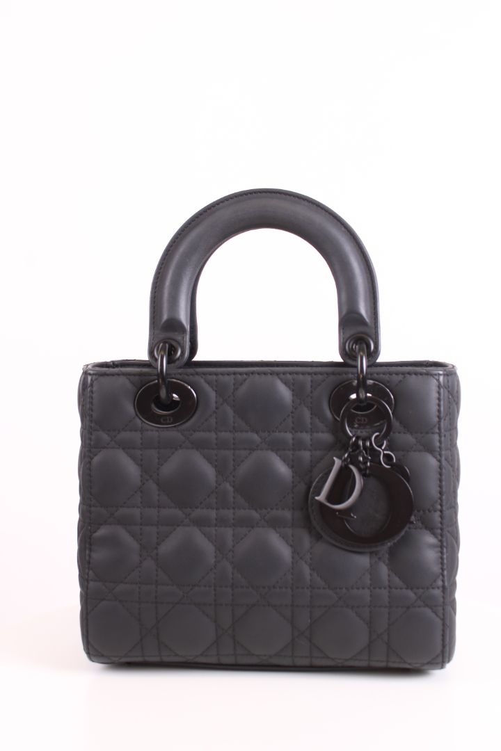 Dior Mini lady dior matte black