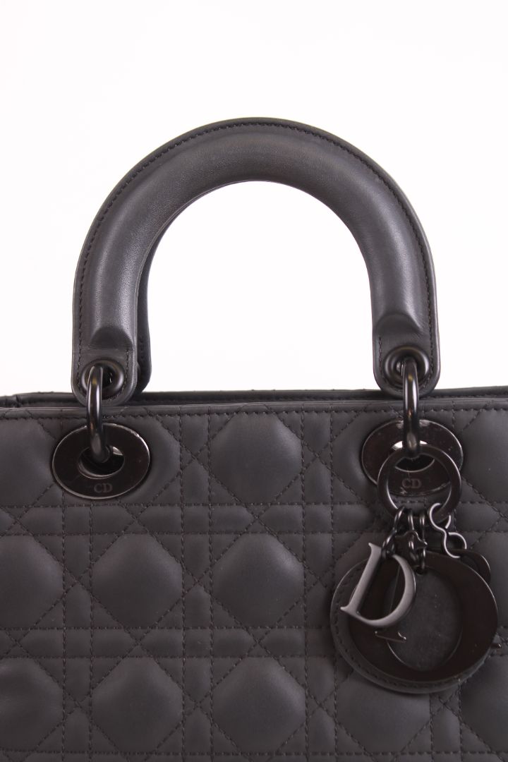 Dior Mini lady dior matte black