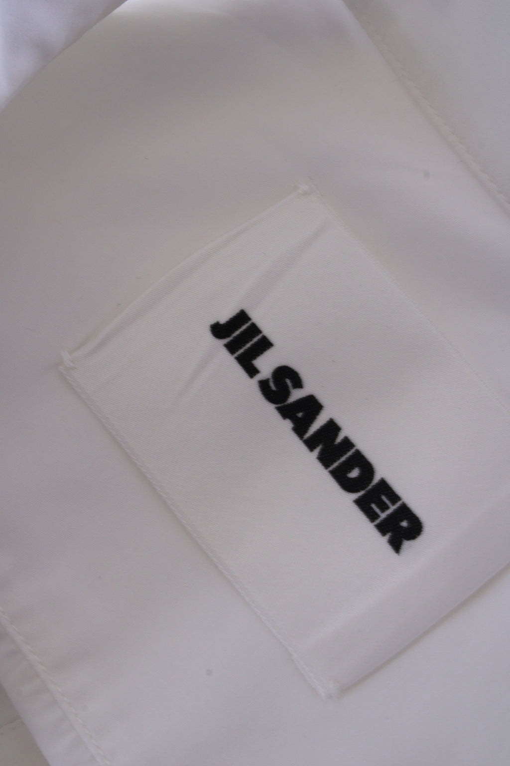 Jil Sander L/S Pleated Front Shirt White 2