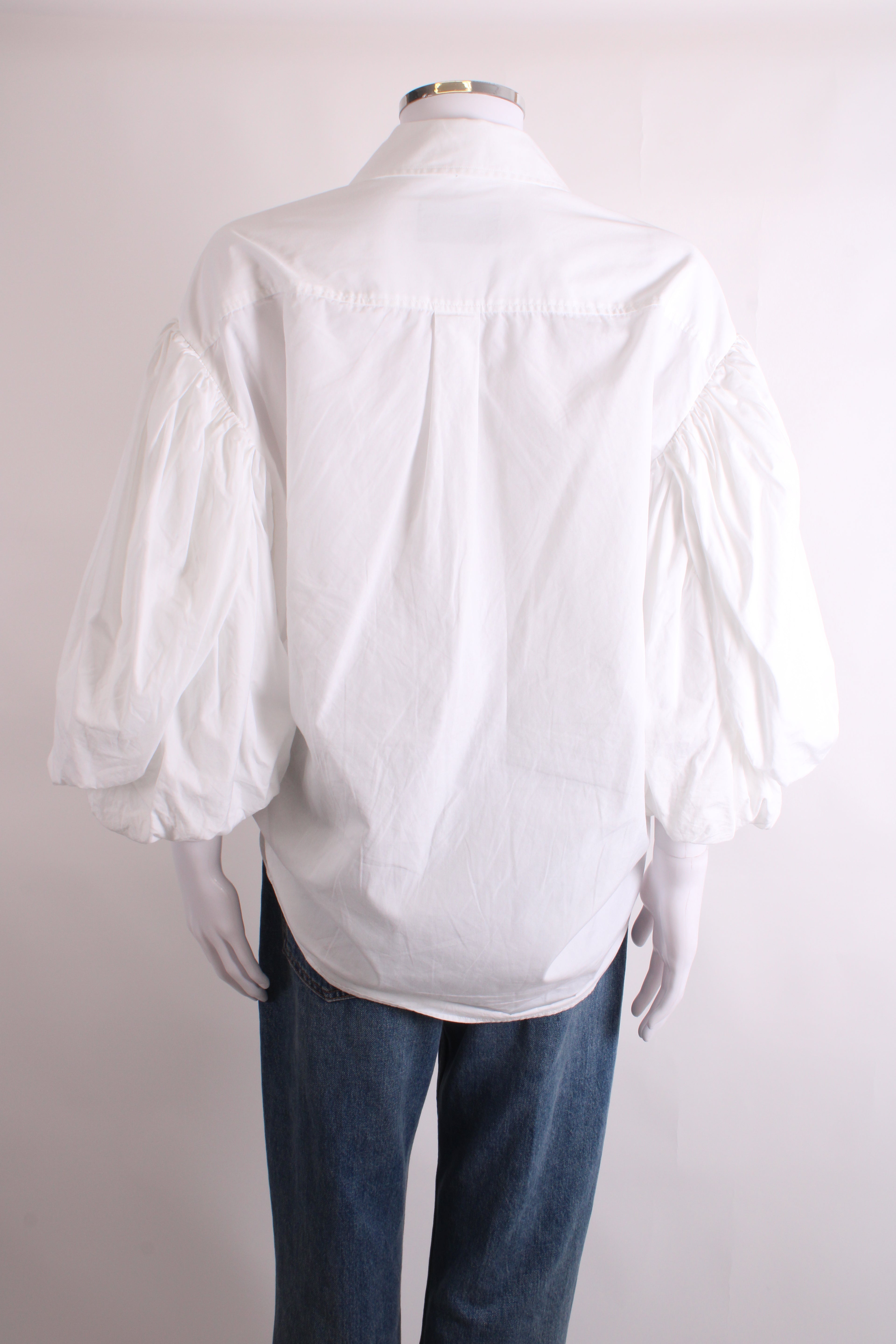 Simone Rocha 3/4 PUff Sleeve Shirt White 10
