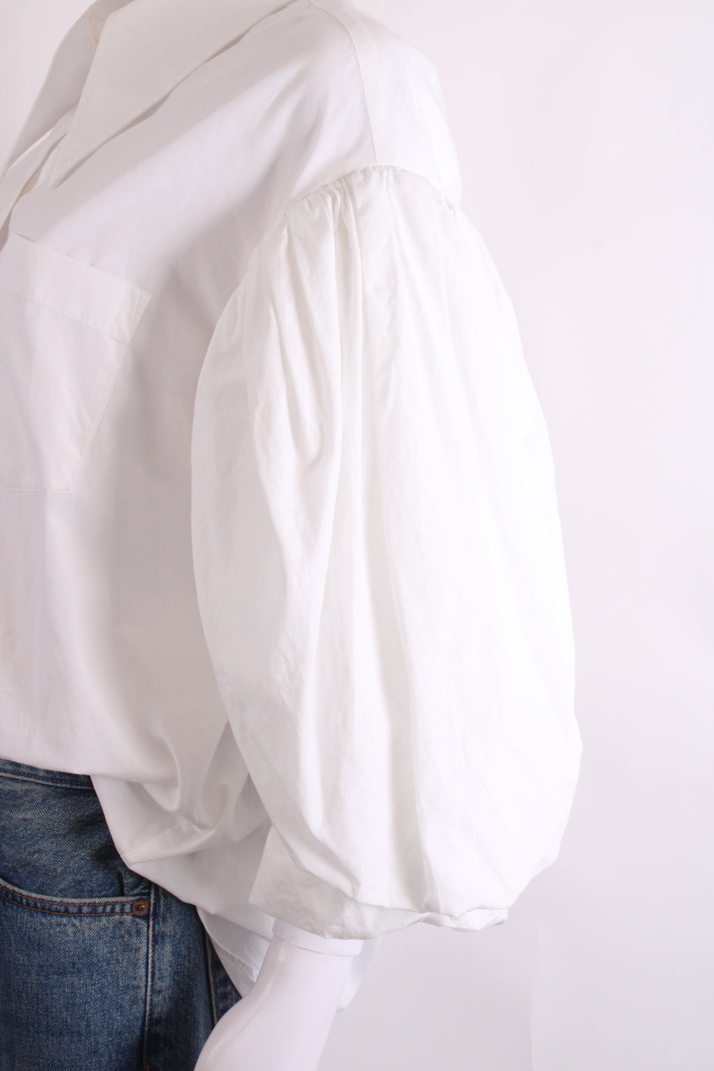Simone Rocha 3/4 PUff Sleeve Shirt White 10