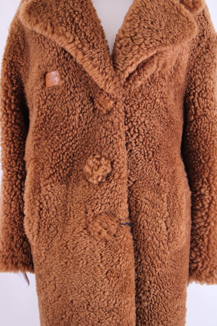 Prada Teddy Coat Brown 40