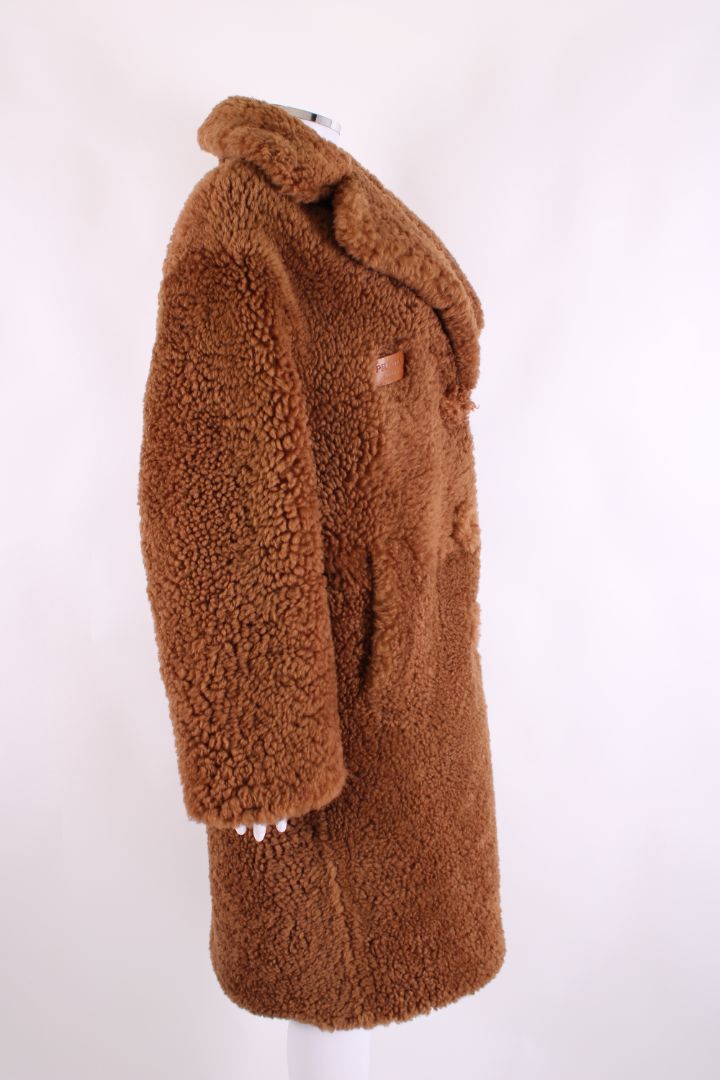Prada Teddy Coat Brown 40