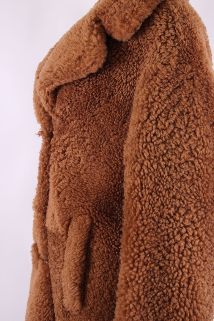 Prada Teddy Coat Brown 40