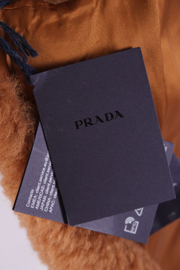 Prada Teddy Coat Brown 40