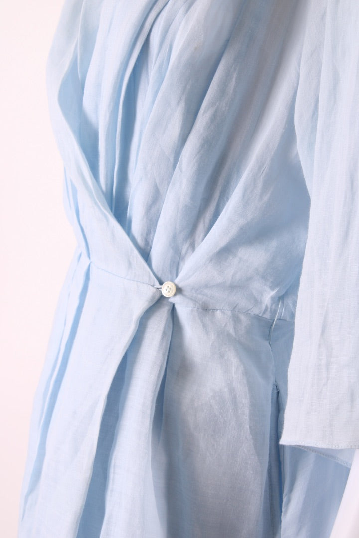 Three Graces London 3/4 Sleeve Dress Light Blue 10