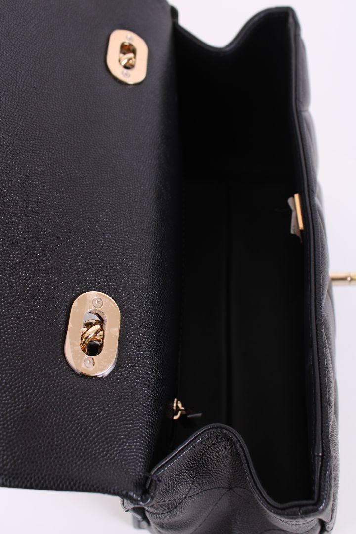 Chanel Retro Twist Caviar Handbag Black