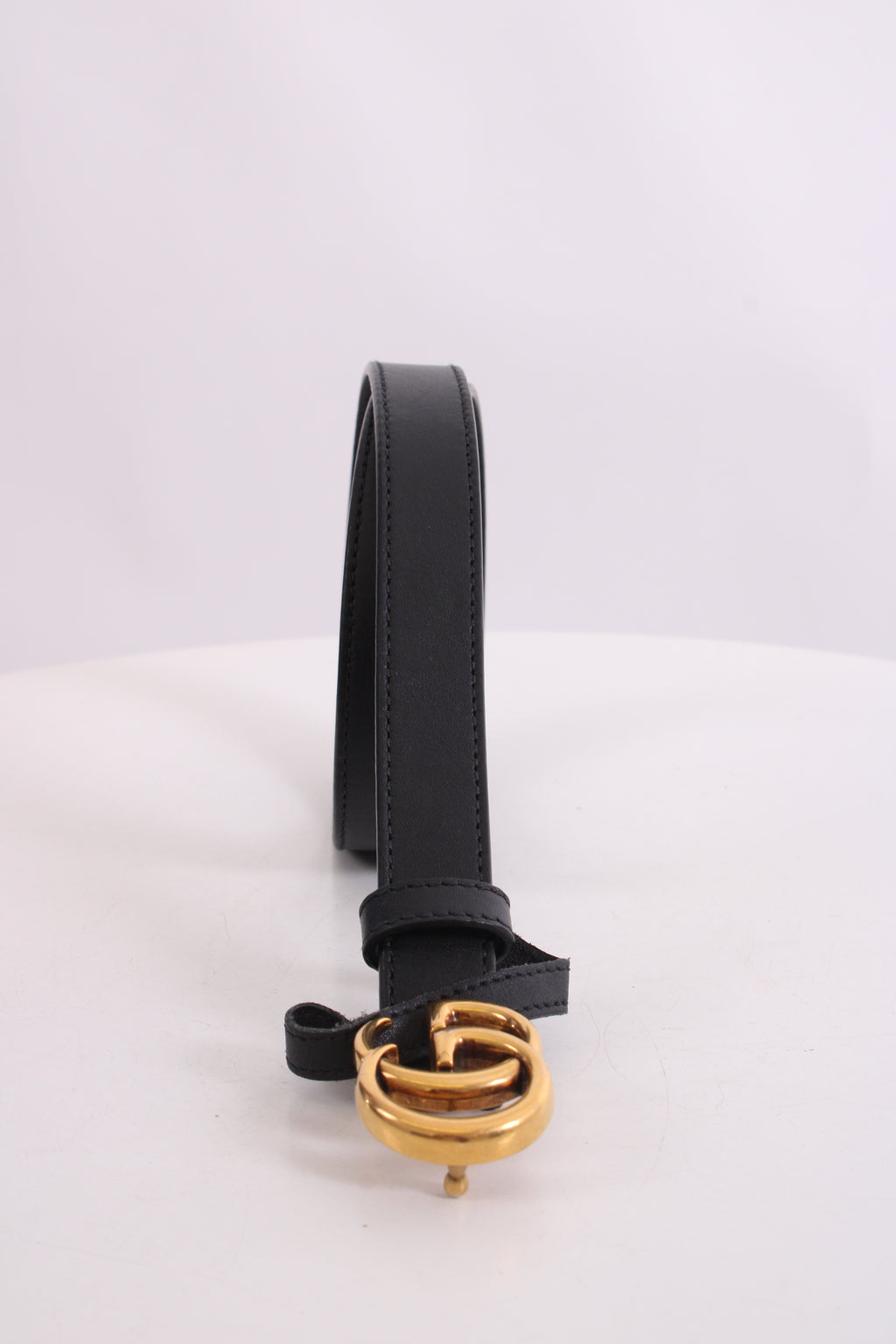 Gucci Marmont Skinny Belt Black 34