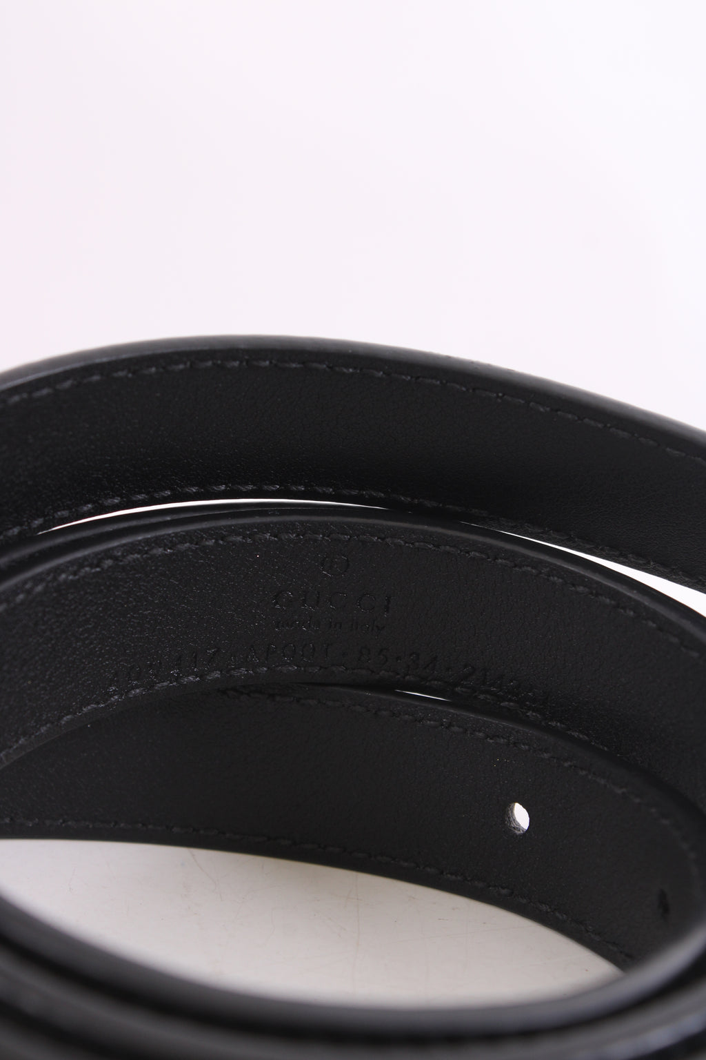 Gucci Marmont Skinny Belt Black 34