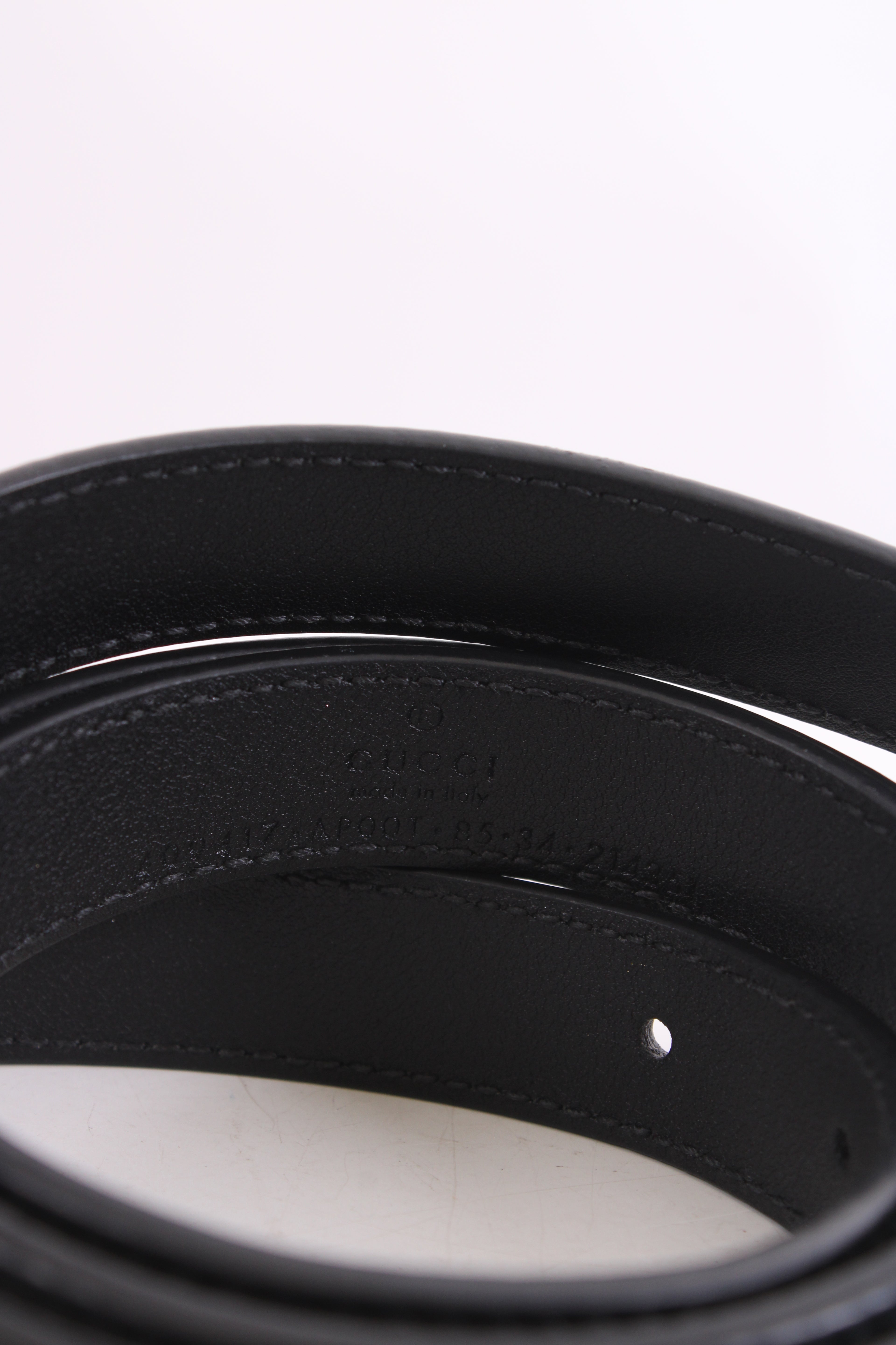 Gucci Marmont Skinny Belt Black 34