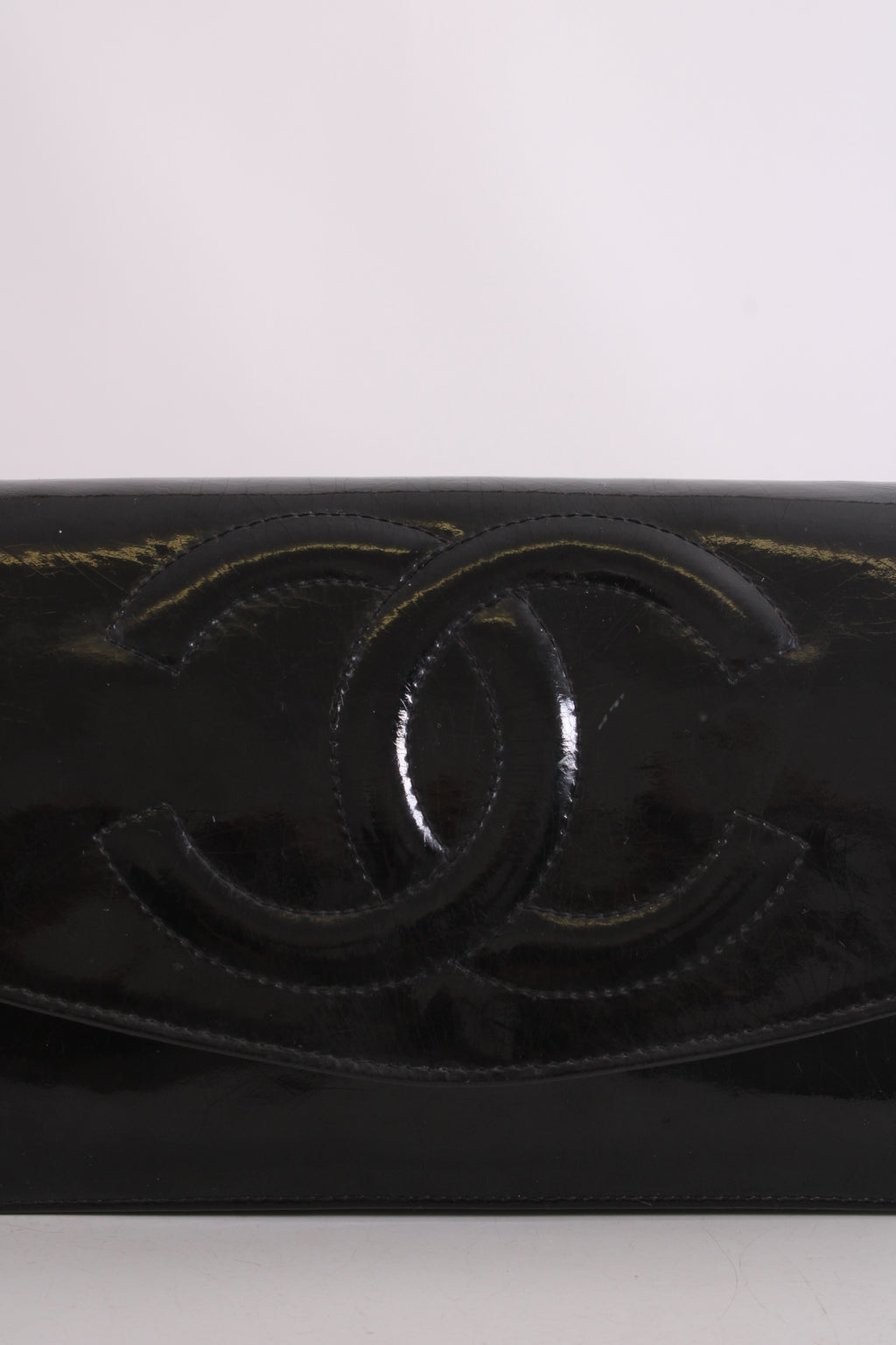 Chanel Vintage 94-96 Wallet on Chain Handbag Black