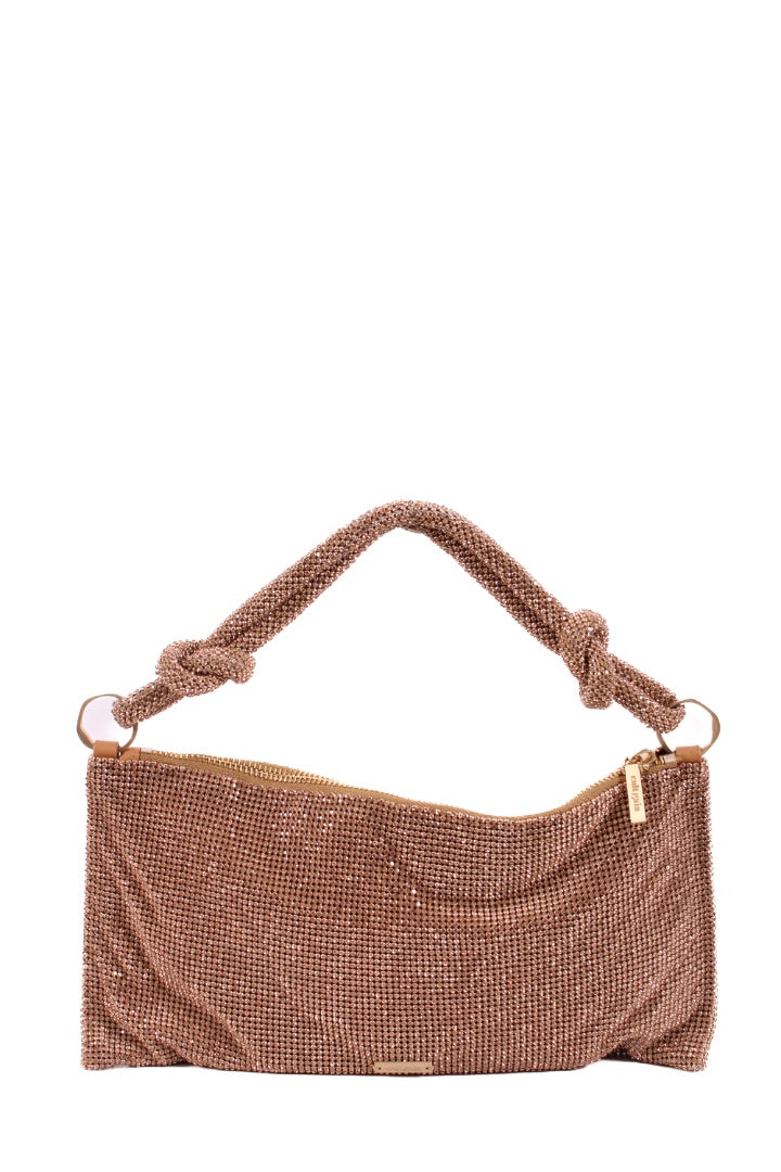 Cult Gaia Hera Nano Rhinestone Bag Gold