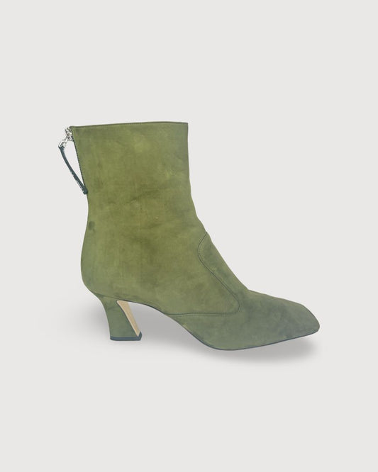 Green Fendi Boots, 40