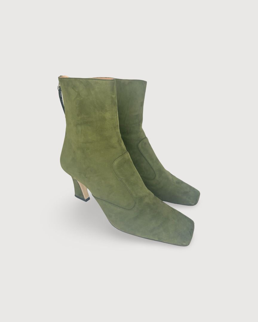 Green Fendi Boots, 40