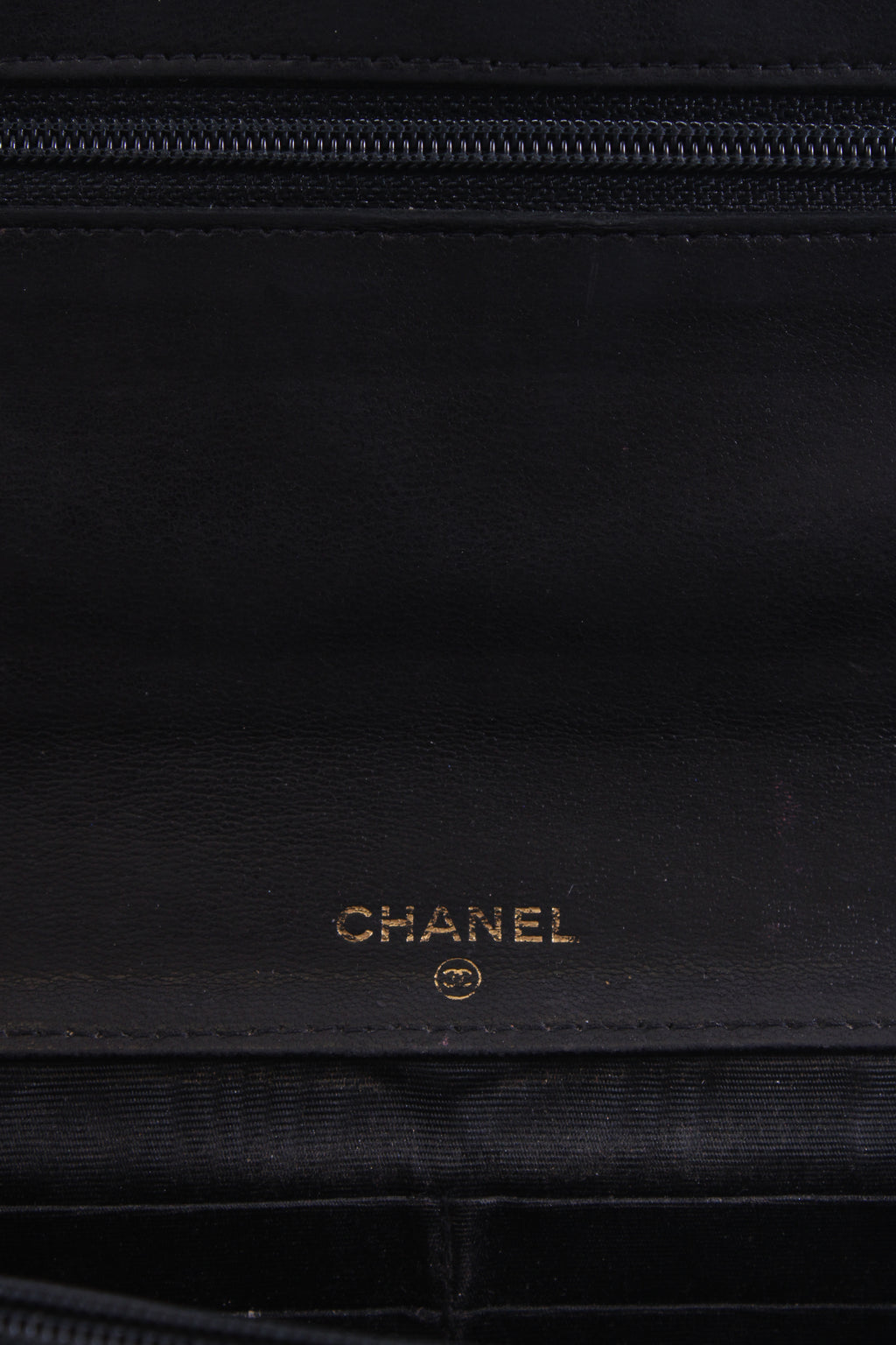 Chanel Vintage 94-96 Wallet on Chain Handbag Black