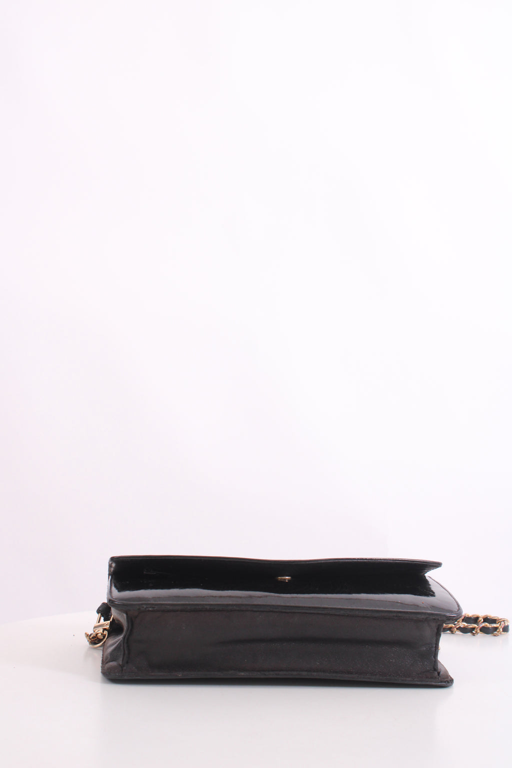 Chanel Vintage 94-96 Wallet on Chain Handbag Black