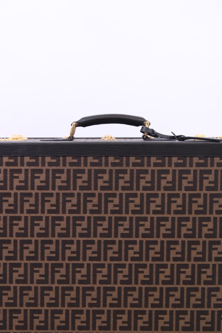 Fendi trunk brown monogram M