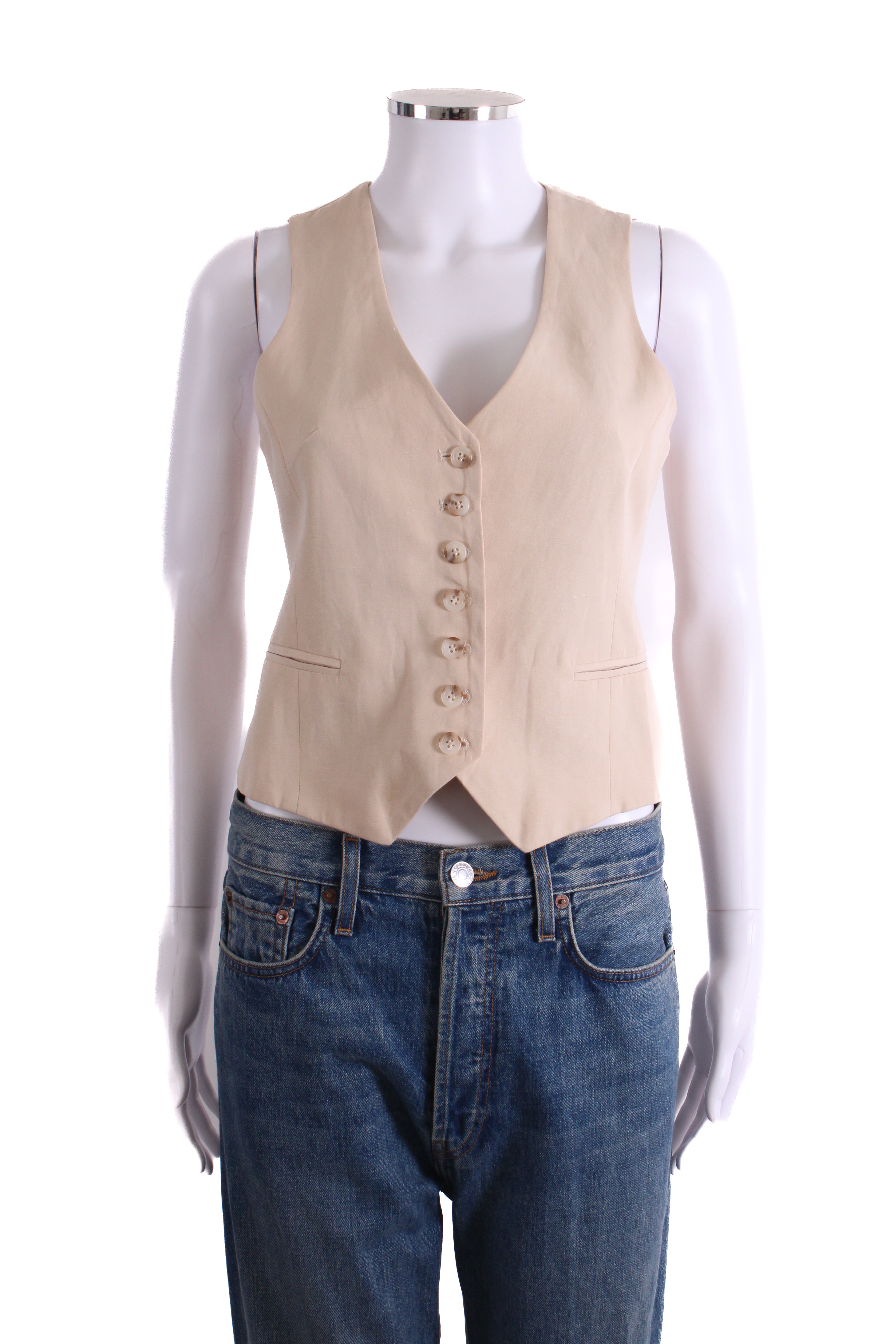 Rouje Paris Waist Coat Cream 8