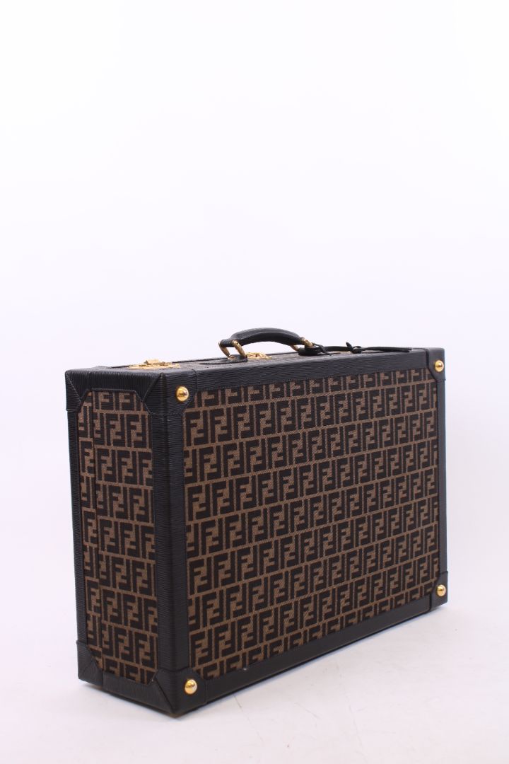 Fendi trunk brown monogram M