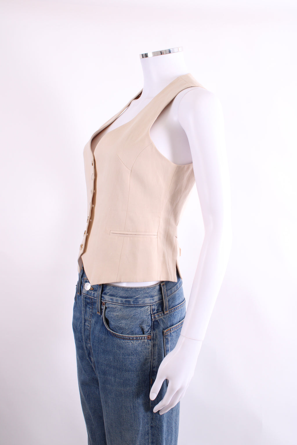 Rouje Paris Waist Coat Cream 8