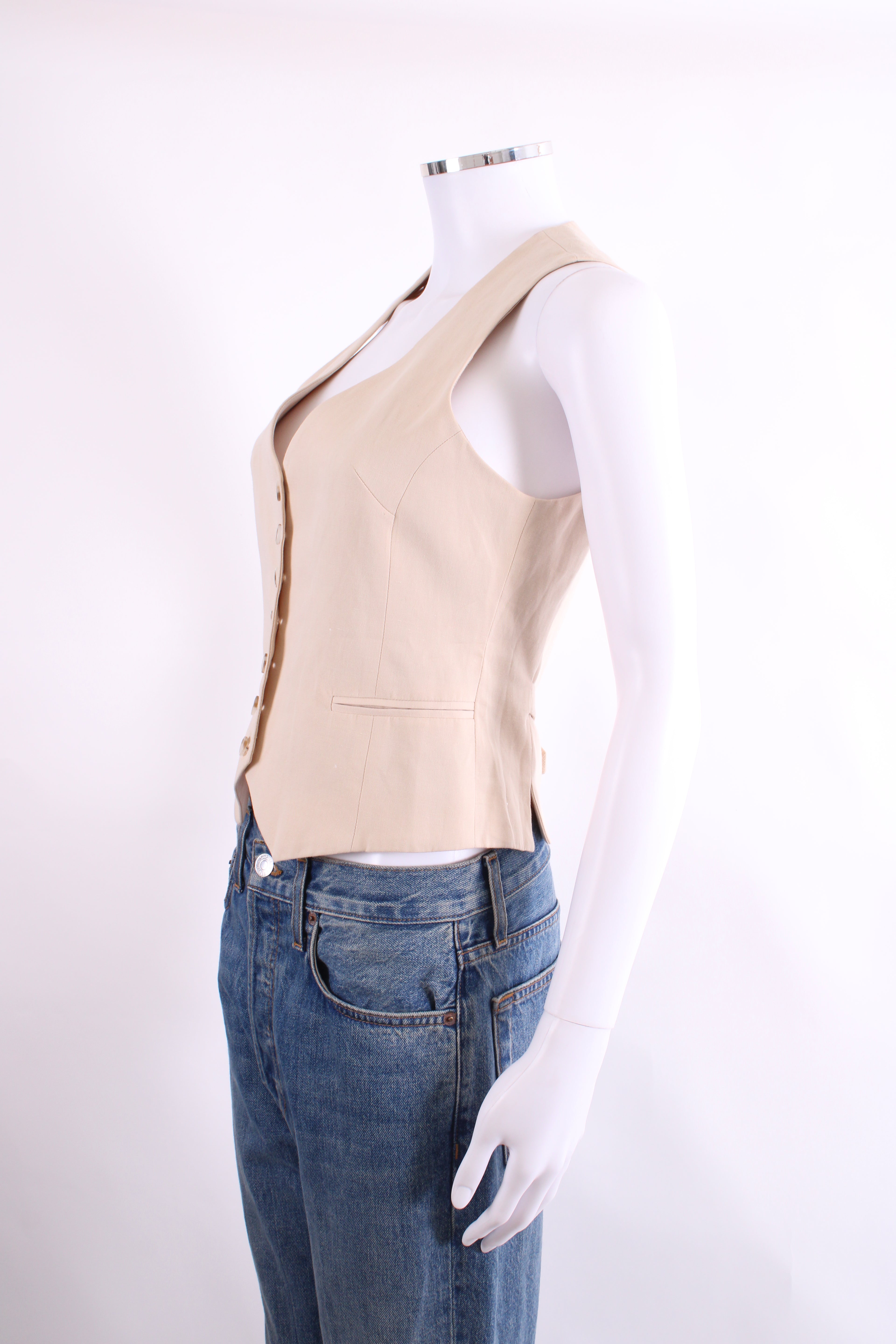 Rouje Paris Waist Coat Cream 8