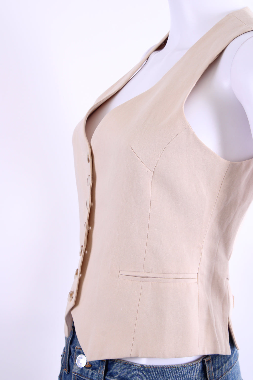 Rouje Paris Waist Coat Cream 8