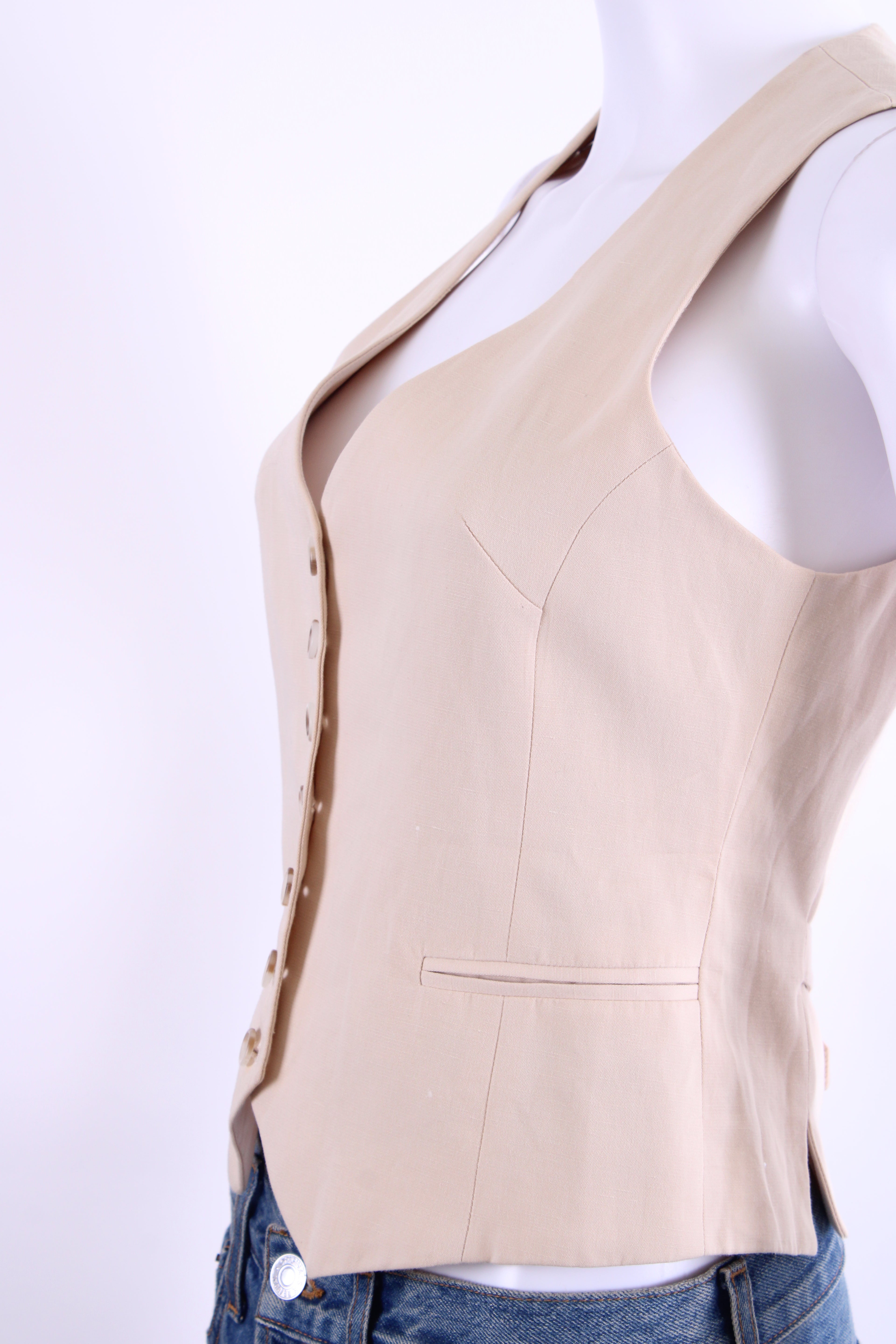 Rouje Paris Waist Coat Cream 8