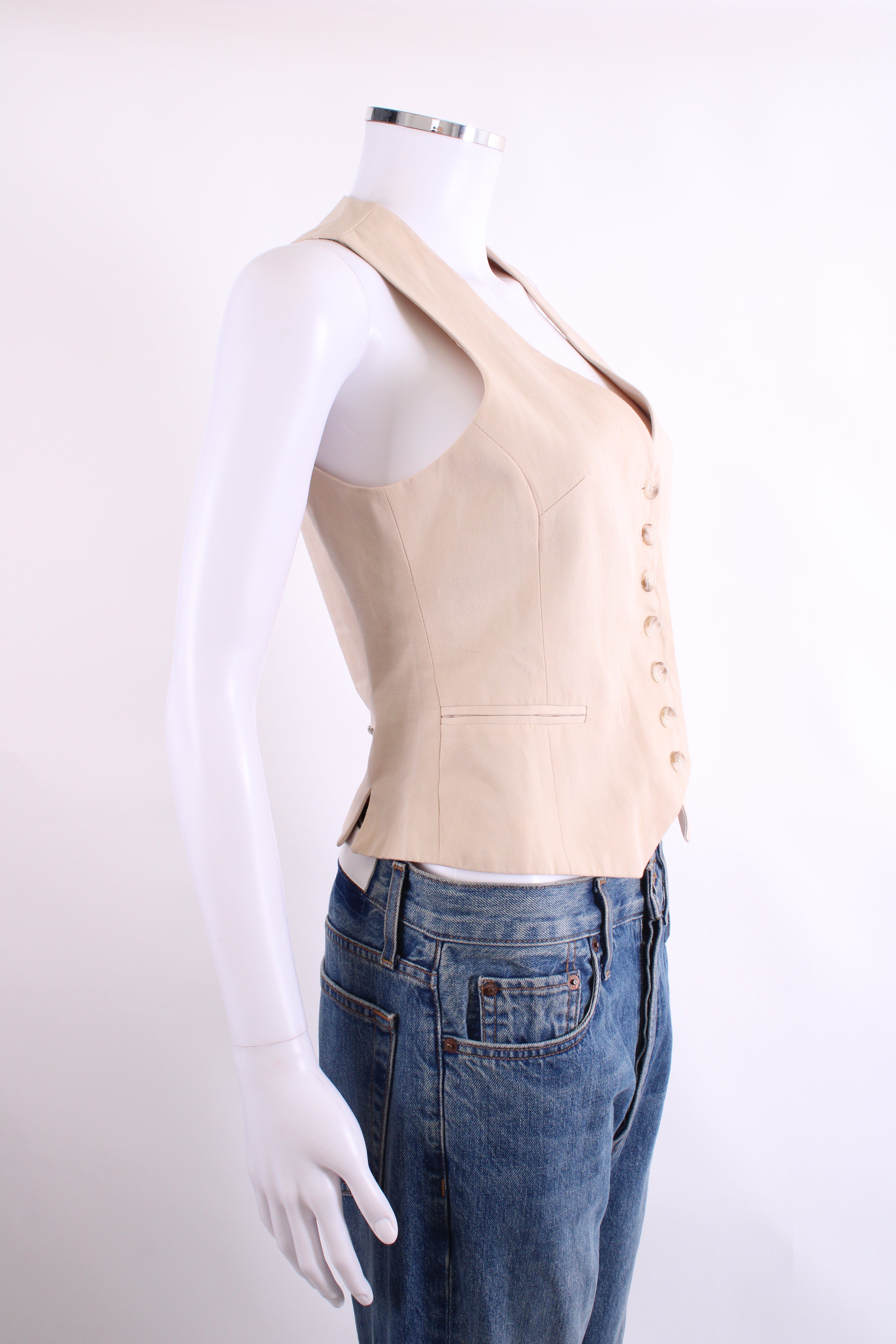 Rouje Paris Waist Coat Cream 8
