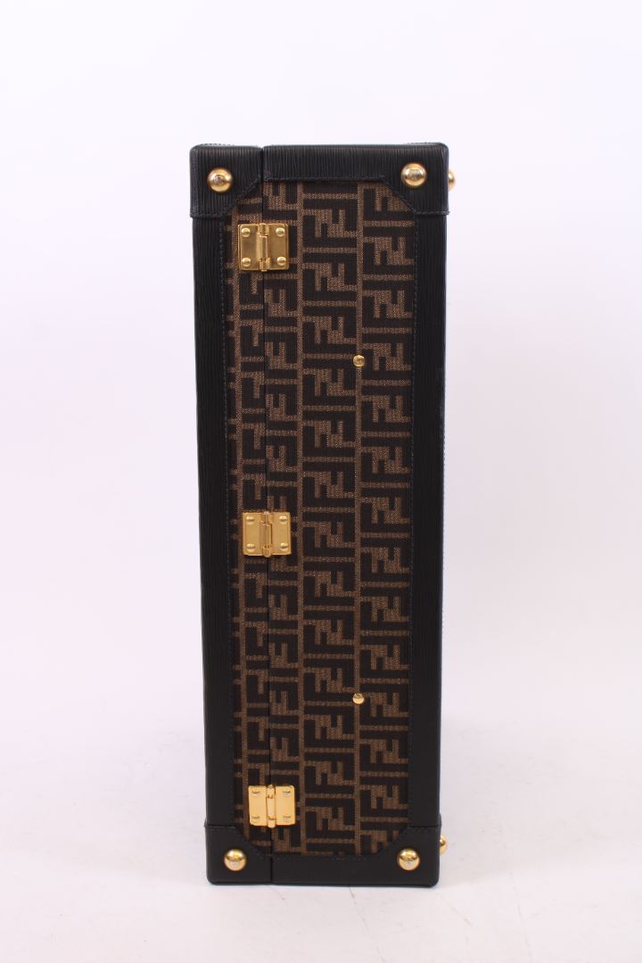 Fendi trunk brown monogram M