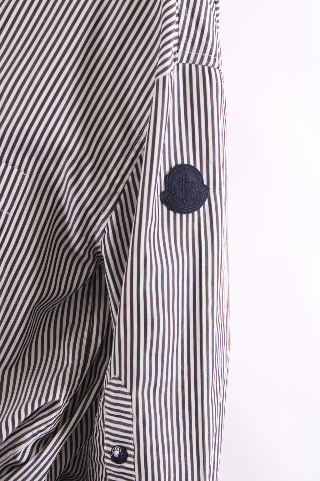 Moncler L/S Stripe Shirt Black/ White 12