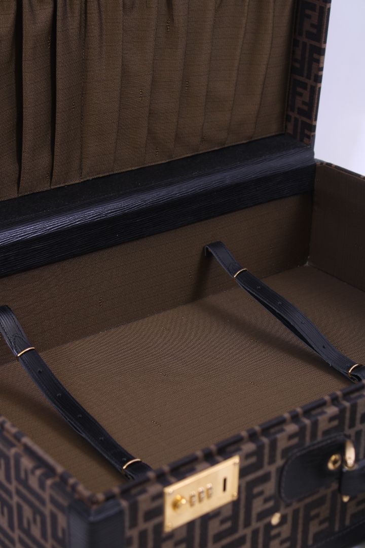 Fendi trunk brown monogram M