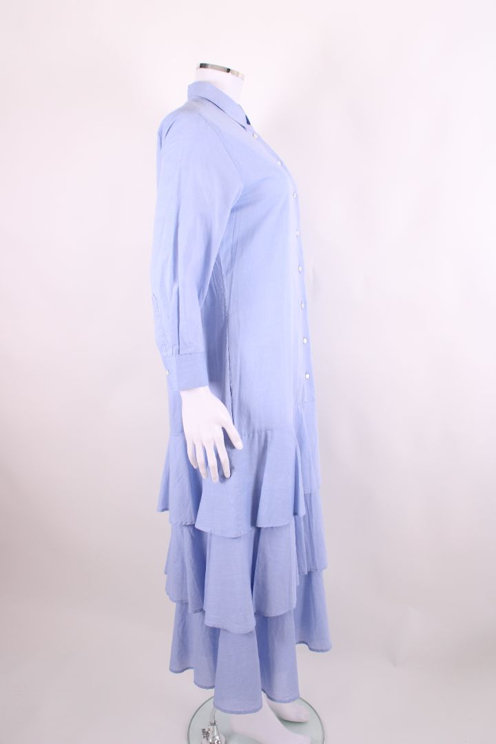 Sara Roka L/S Shirt Dress Blue 12