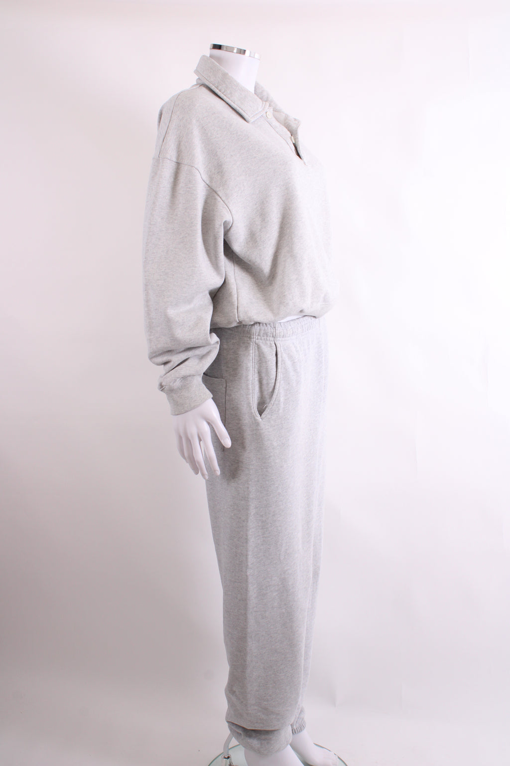 Sporty & Rich Sweatshirt / Jogger Co-ord Grey M