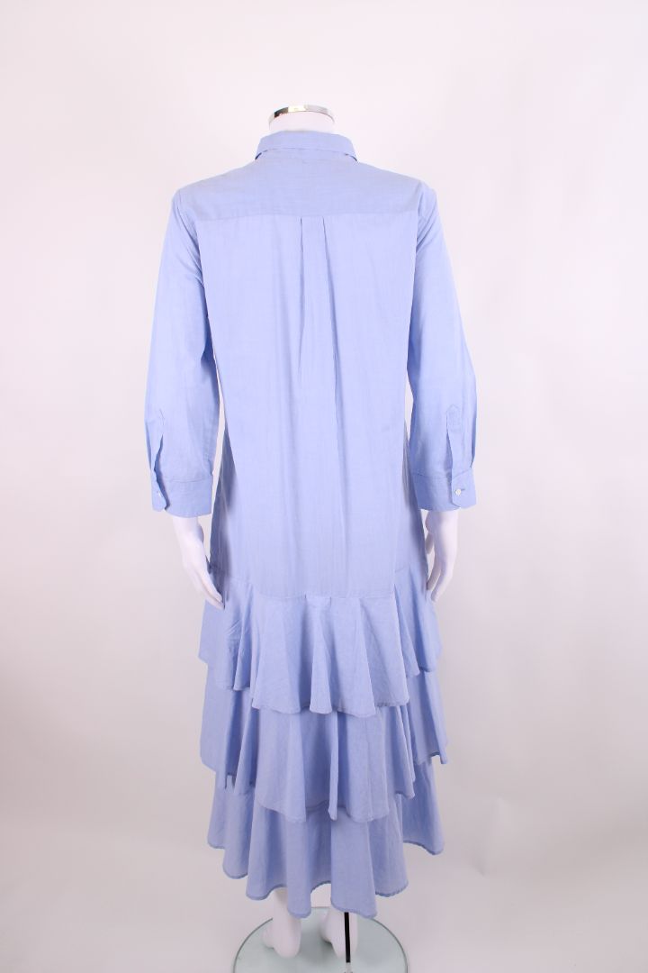 Sara Roka L/S Shirt Dress Blue 12