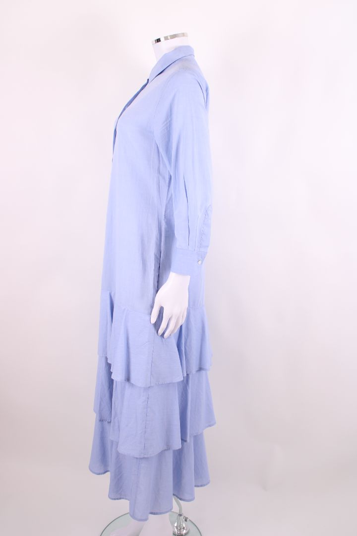Sara Roka L/S Shirt Dress Blue 12