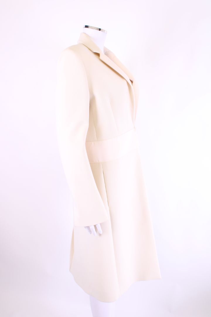 Amanda Wakeley Tailored Crombie coat White M