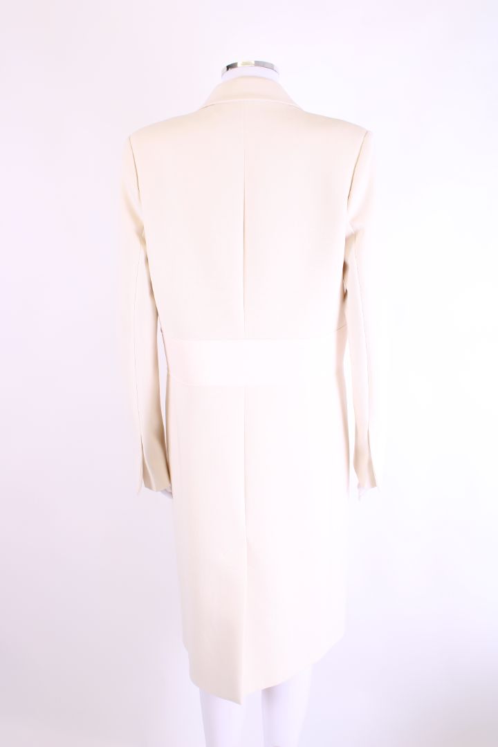 Amanda Wakeley Tailored Crombie coat White M