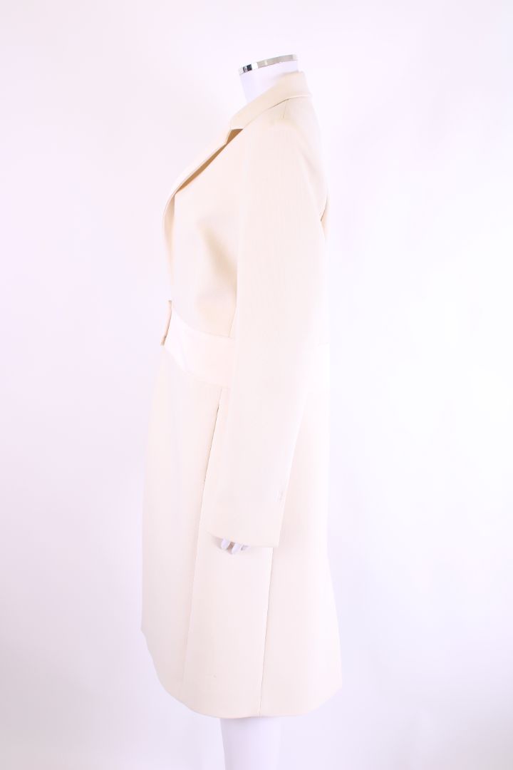Amanda Wakeley Tailored Crombie coat White M